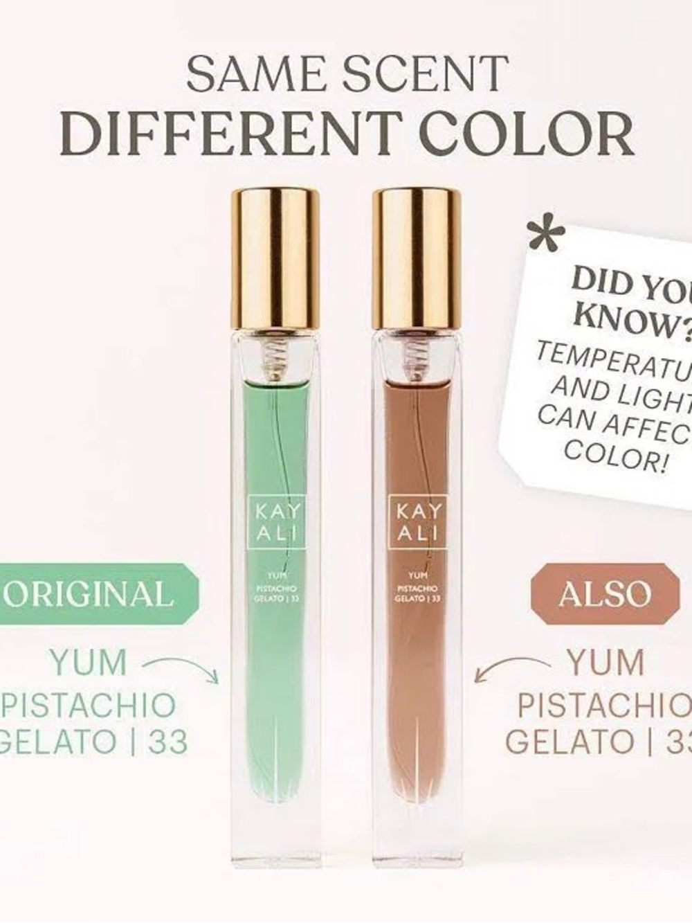 Yum Pistachio Gelato 33 spray Perfume - Green / Brown 10ML